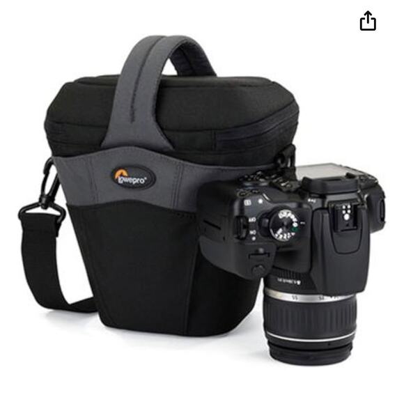 Lowepro Cirrus TLZ-25 Top-Loading Zoom Holster Camera Lens Bag - Black Travel - Picture 1 of 10